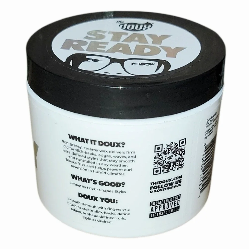The Doux Block Party Stay Ready Sculpting Wax 4oz x3 + Act Right Serum 2oz Lot